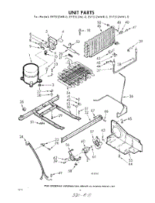 08 - Unit parts for Whirlpool Refrigerator EVT51ZMWR0 / from AppliancePartsPros.com