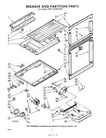 06 - Breaker And Partition parts for Whirlpool Refrigerator EET201MKWR1 / from AppliancePartsPros.com