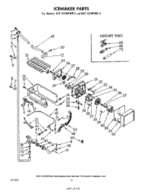12 - Ice Maker parts for Whirlpool Refrigerator EHT221MTWR2 / from AppliancePartsPros.com
