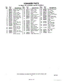 13 - Section parts for Whirlpool Refrigerator EHT221MTWR2 / from AppliancePartsPros.com