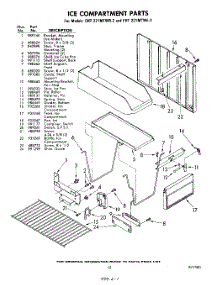 15 - Ice Compartment parts for Whirlpool Refrigerator EHT221MTWR2 / from AppliancePartsPros.com