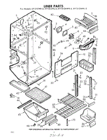 04 - Liner parts for Whirlpool Refrigerator EVT51ZWR0 / from AppliancePartsPros.com