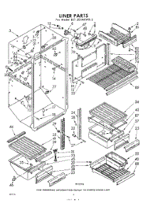 04 - Liner parts for Whirlpool Refrigerator EET201MKWR3 / from AppliancePartsPros.com