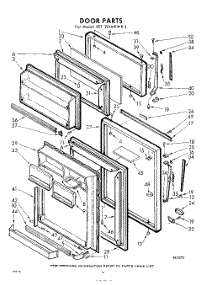 10 - Door parts for Whirlpool Refrigerator EET201MKWR3 / from AppliancePartsPros.com
