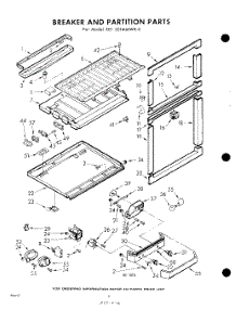 06 - Breaker And Partition parts for Whirlpool Refrigerator EET201MMWR0 / from AppliancePartsPros.com