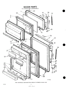 10 - Door parts for Whirlpool Refrigerator EET201MMWR0 / from AppliancePartsPros.com