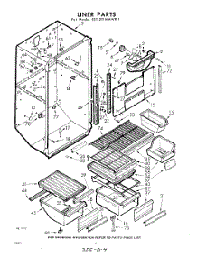 04 - Liner parts for Whirlpool Refrigerator EET201MMWR1 / from AppliancePartsPros.com