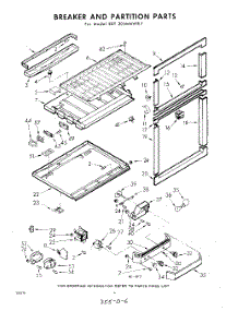 06 - Breaker And Partition parts for Whirlpool Refrigerator EET201MMWR1 / from AppliancePartsPros.com