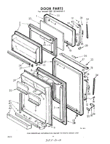 10 - Door parts for Whirlpool Refrigerator EET201MMWR1 / from AppliancePartsPros.com