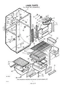 04 - Liner parts for Whirlpool Refrigerator EET201MMWR2 / from AppliancePartsPros.com