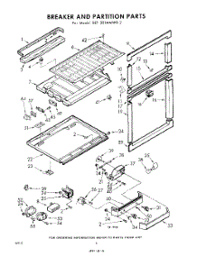 06 - Breaker And Partition parts for Whirlpool Refrigerator EET201MMWR2 / from AppliancePartsPros.com