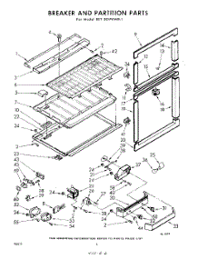 06 - Breaker And Partition parts for Whirlpool Refrigerator EET201PKWR1 / from AppliancePartsPros.com