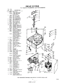 03 - Drive parts for Whirlpool Washer GCDA1700W1 / from AppliancePartsPros.com