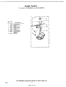 10 - Pump parts for Whirlpool Washer GCDA1700W1 / from AppliancePartsPros.com