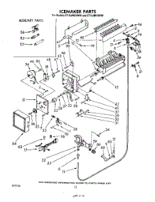 09 - Ice Maker , Not Illustrated parts for Whirlpool Refrigerator ET16JMYSF00 / from AppliancePartsPros.com