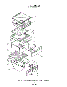 04 - Shelf parts for Whirlpool Refrigerator ED25DWXVF00 / from AppliancePartsPros.com