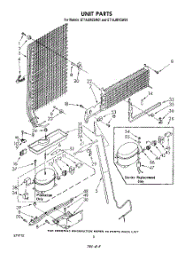 07 - Unit parts for Whirlpool Refrigerator ET16JMYSF01 / from AppliancePartsPros.com