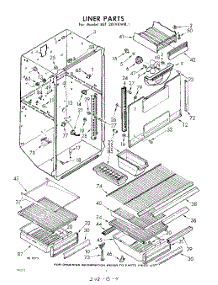 04 - Liner parts for Whirlpool Refrigerator EET201VKWR1 / from AppliancePartsPros.com