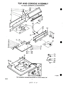 04 - Top And Console parts for Whirlpool Washer GLXA6900W0 / from AppliancePartsPros.com