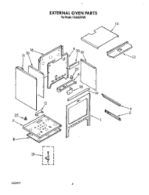 03 - External Oven parts for Whirlpool Range FGS385VL0 / from AppliancePartsPros.com