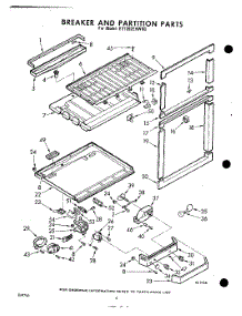 06 - Breaker And Partition parts for Whirlpool Refrigerator EET202EKWR0 / from AppliancePartsPros.com