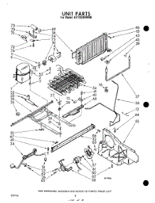 08 - Unit parts for Whirlpool Refrigerator EET202EKWR0 / from AppliancePartsPros.com