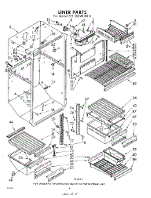 04 - Liner parts for Whirlpool Refrigerator EET202MKWR0 / from AppliancePartsPros.com