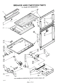 06 - Breaker And Partition parts for Whirlpool Refrigerator EET202MKWR0 / from AppliancePartsPros.com