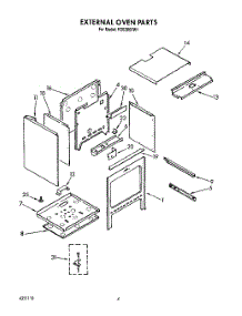 03 - External Oven parts for Whirlpool Range FGS385VL1 / from AppliancePartsPros.com