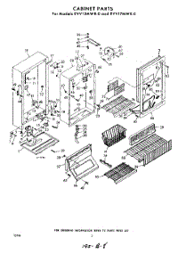 02 - Section parts for Whirlpool Freezer EVV17MWR0 / from AppliancePartsPros.com