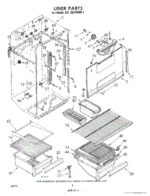 04 - Liner parts for Whirlpool Refrigerator EET202PKWR1 / from AppliancePartsPros.com