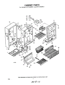 02 - Section parts for Whirlpool Freezer EVV17MWR1 / from AppliancePartsPros.com