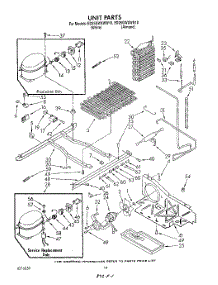 10 - Unit parts for Whirlpool Refrigerator ED25GWXWN10 / from AppliancePartsPros.com