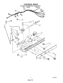 12 - Control parts for Whirlpool Refrigerator ED25GWXWN10 / from AppliancePartsPros.com