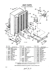 04 - Section parts for Whirlpool Freezer EVV17PWR0 / from AppliancePartsPros.com