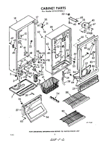 02 - Section parts for Whirlpool Freezer EVV17PWR1 / from AppliancePartsPros.com