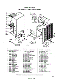 03 - Section parts for Whirlpool Freezer EVV18IWR1 / from AppliancePartsPros.com