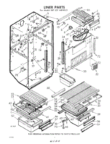 04 - Liner parts for Whirlpool Refrigerator EET221MKWR0 / from AppliancePartsPros.com