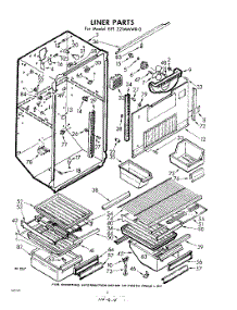04 - Liner parts for Whirlpool Refrigerator EET221MMWR0 / from AppliancePartsPros.com