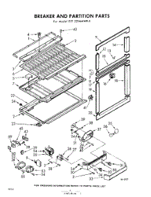 06 - Breaker And Partition parts for Whirlpool Refrigerator EET221MMWR0 / from AppliancePartsPros.com