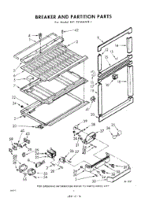 06 - Breaker And Partition parts for Whirlpool Refrigerator EET221MMWR1 / from AppliancePartsPros.com