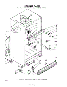 06 - Cabinet parts for Whirlpool Refrigerator EET221MTWR0 / from AppliancePartsPros.com