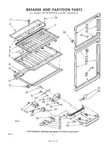 08 - Breaker And Partition parts for Whirlpool Refrigerator EET221MTWR0 / from AppliancePartsPros.com