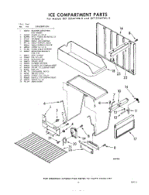 15 - Ice Compartment parts for Whirlpool Refrigerator EET221MTWR0 / from AppliancePartsPros.com