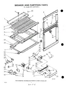 06 - Breaker And Partition parts for Whirlpool Refrigerator EET221PKWR0 / from AppliancePartsPros.com