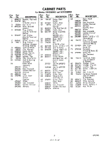 07 - Section parts for Whirlpool Dryer GCFE2500W3 / from AppliancePartsPros.com
