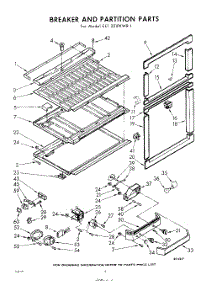 06 - Breaker And Partition parts for Whirlpool Refrigerator EET221PKWR1 / from AppliancePartsPros.com