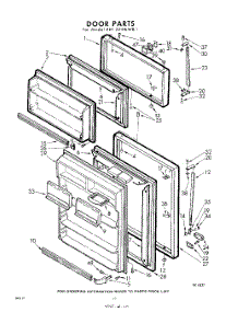 10 - Door parts for Whirlpool Refrigerator EET221PKWR1 / from AppliancePartsPros.com