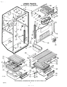 04 - Liner parts for Whirlpool Refrigerator EET222MKWR0 / from AppliancePartsPros.com