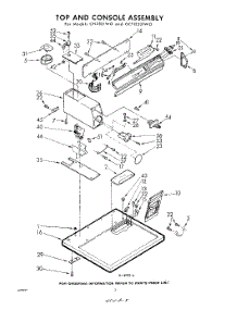 02 - Top And Console parts for Whirlpool Dryer GCFI2501W0 / from AppliancePartsPros.com